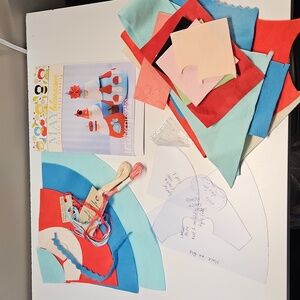 Jumbleberry Santas Pattern with supplies!